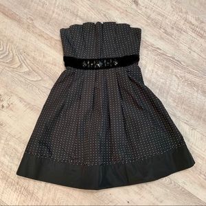 BCBGMAXAZRIA Strapless A-Line Cocktail Dress